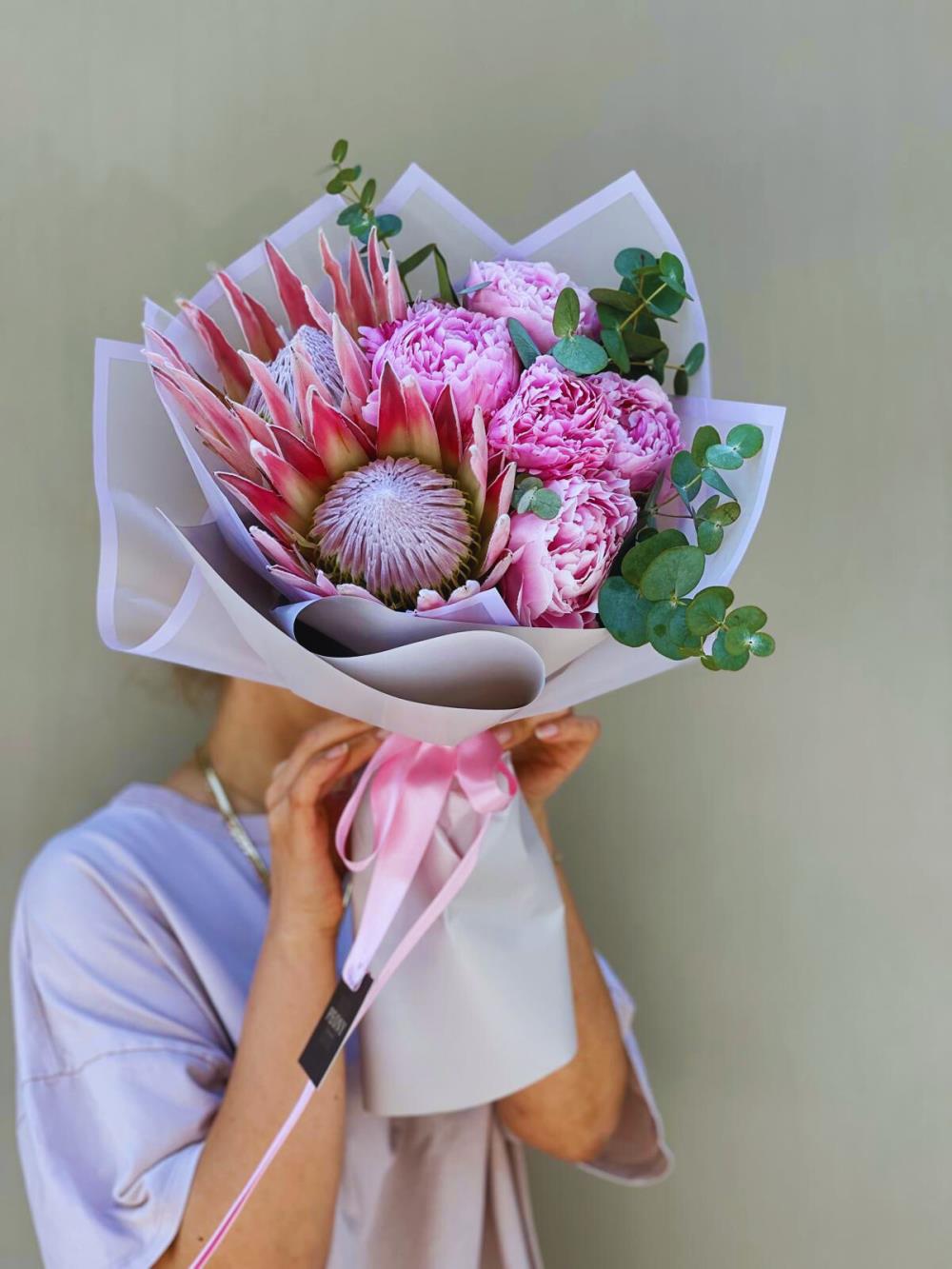 Peonies And Proteas